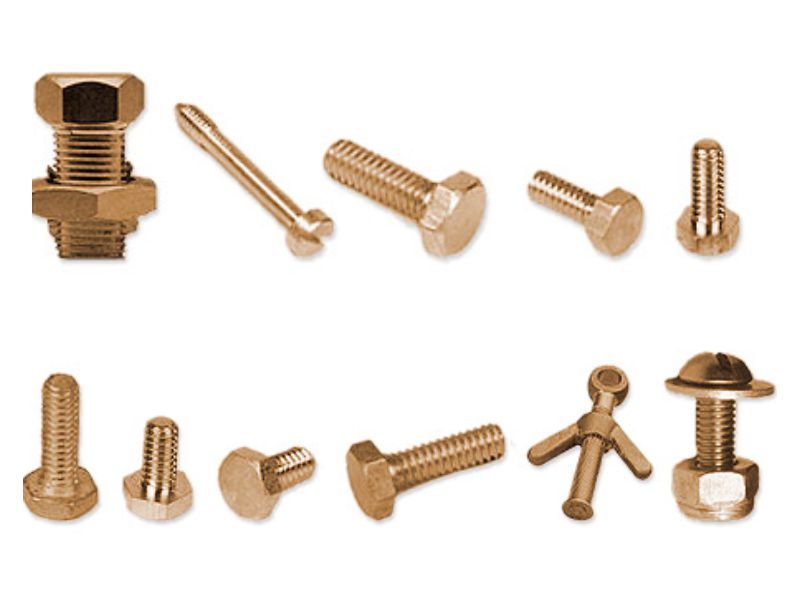 Brass bolts